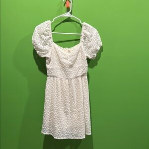 Altar’d state White Puff Sleeve Dress